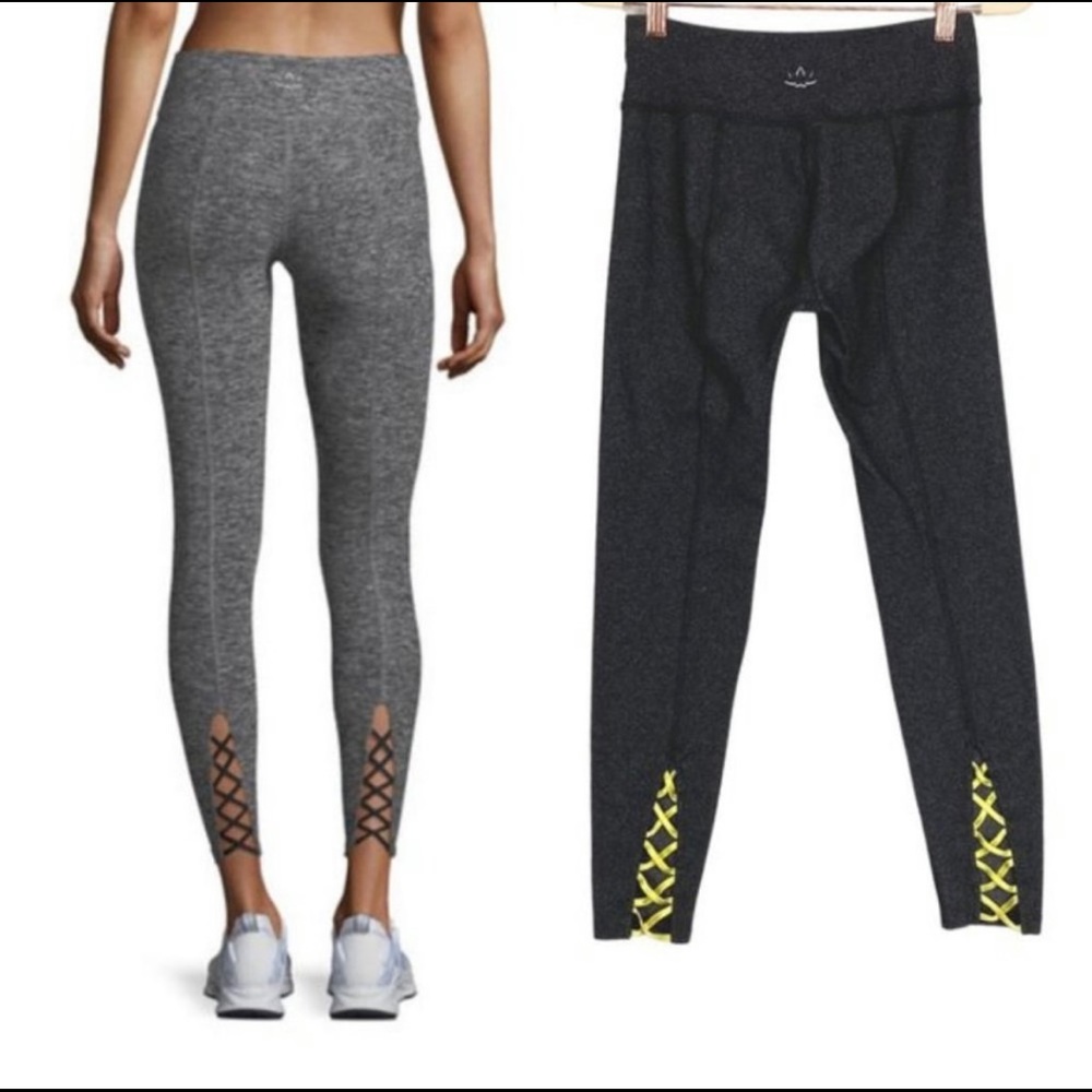 Beyond yoga equinox cross back leggings xs